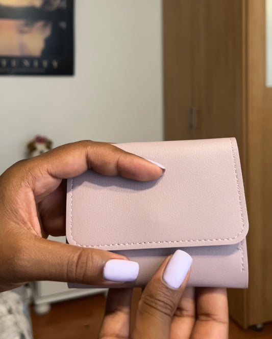 Chic Lilac Card & Cash Wallet
